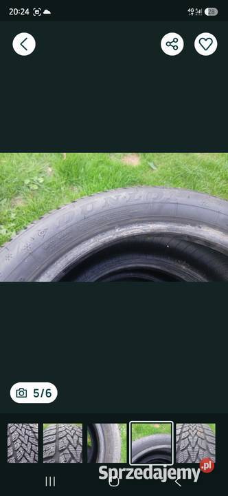 Opony 1855515 zimowe Dunlop Zielona Góra sprzedam