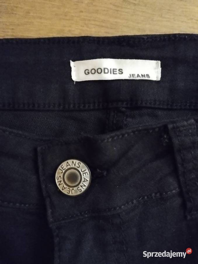 Spodnie chłopięce 164 cienki jeans czarne Pozostałe Katowice