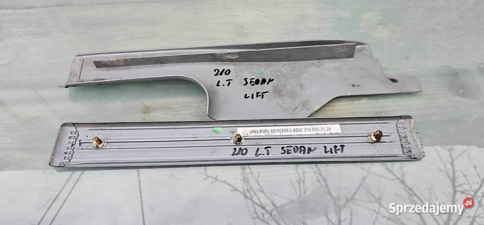 Listwa progowa lewy tył mercedes w210 sedan Pozostałe Zbąszyń sprzedam