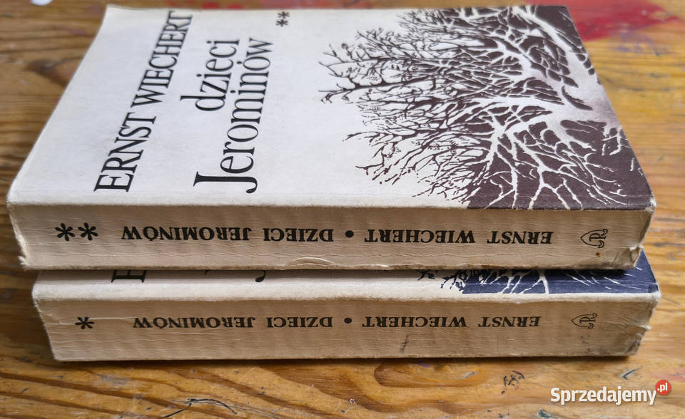 Dzieci Jerominów 2 tomy Ernst Wiechert Rok wydania 1986 Sosnowiec sprzedam