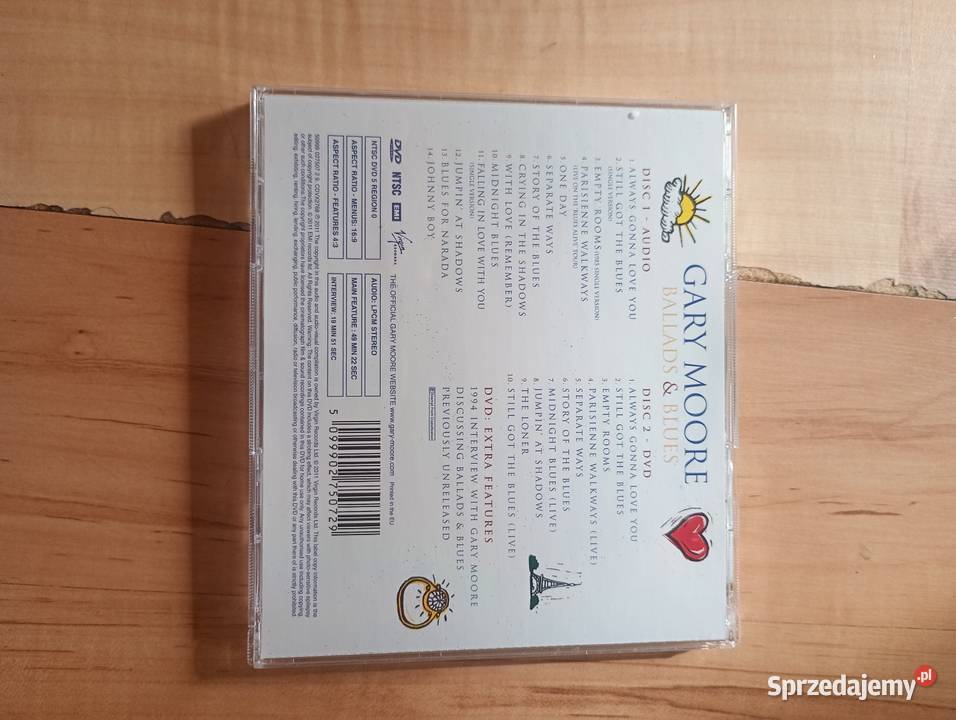 CD DVD Gary Moore Ballads Blues Szczecin sprzedam