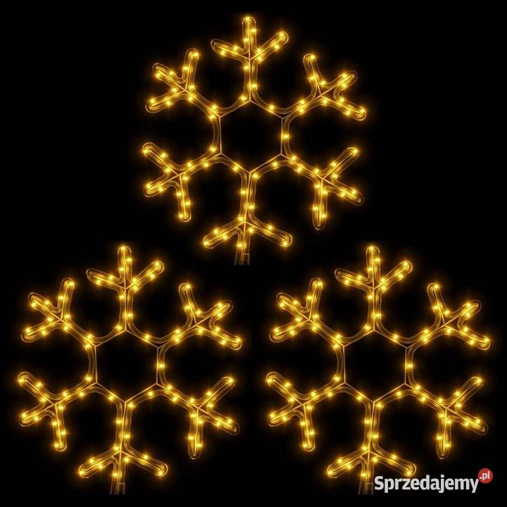 vidaXL Ozdobne śnieżynki ciepłe białe światło Warszawa