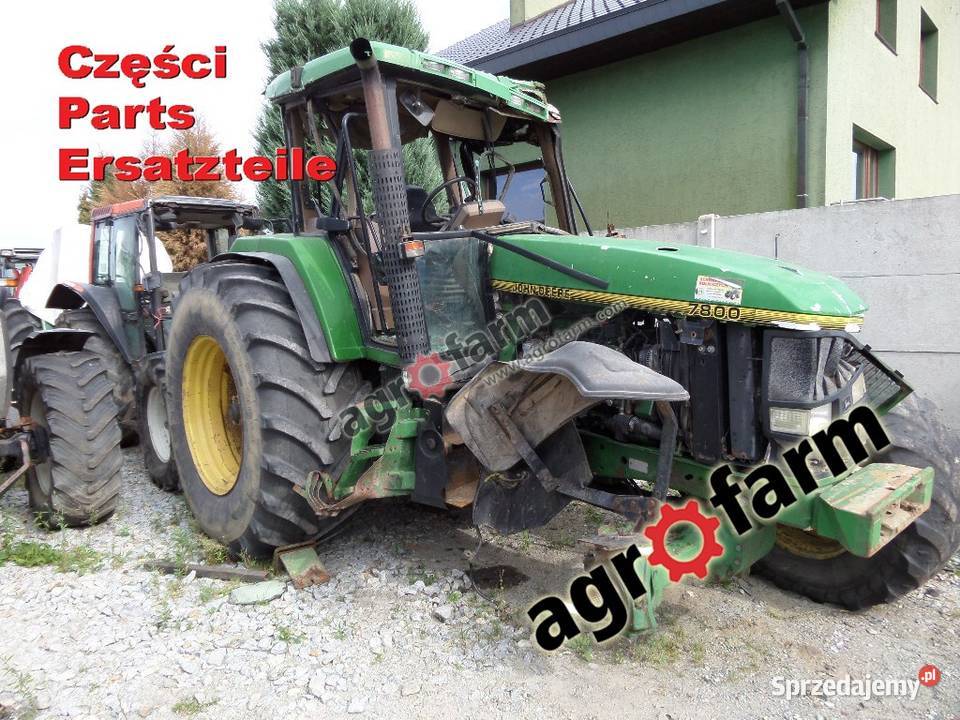 John Deere 7800 części silnik skrzynia biegów dolnośląskie Byków