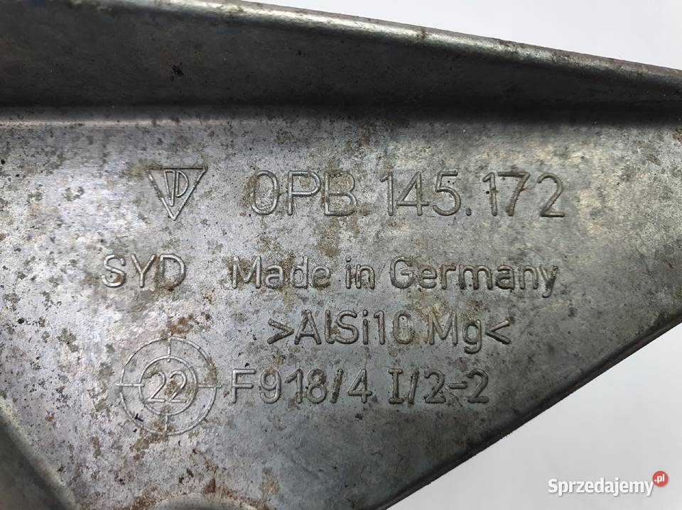 ŁAPA SILNIKA NAPINACZA Porsche Cayman 982 40 GT4 osobowe Zawieszenie silnika