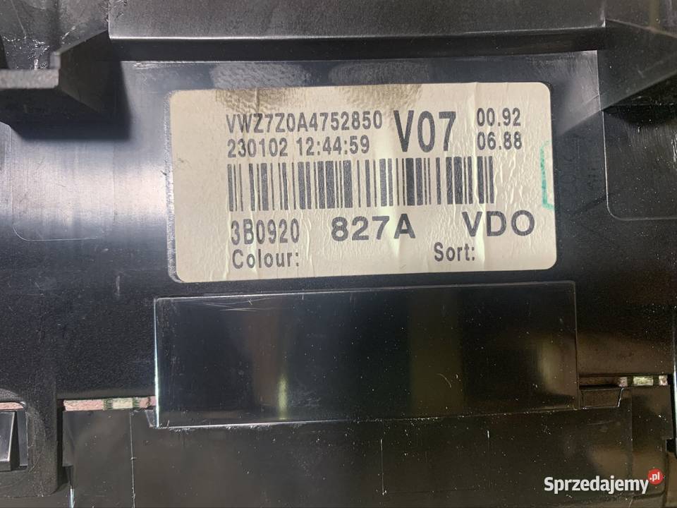 3B0920827 licznik zegary vw passat b5 fl Szczecin sprzedam