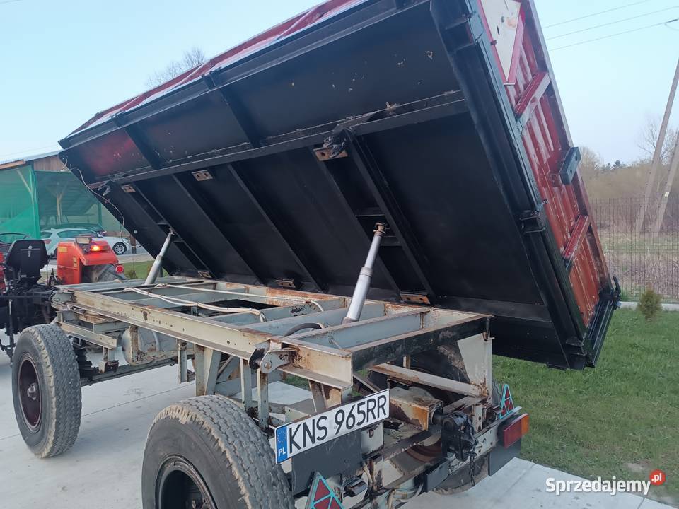 Przyczepa Rolnicza Wywrotka Sanok D44 D46 D47 Grybów