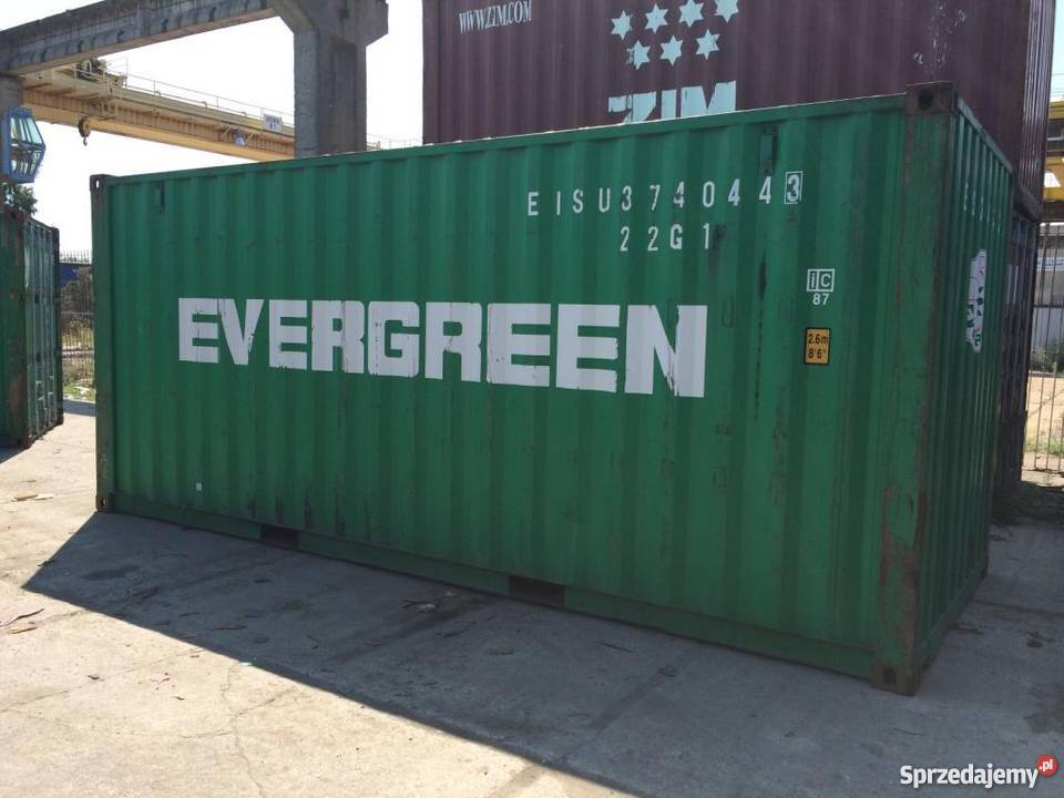 Kontener morski magazyn na budowę 20DV 6 metrów