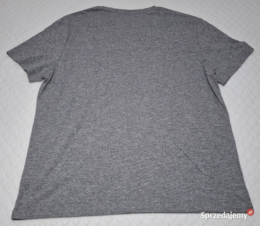 Koszulka krótki rękaw Tshirt FF XL szary melanż Czeladź