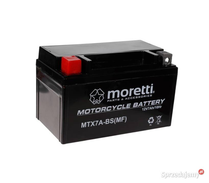 Akumulator Motocyklowy 7Ah Moretti Radomsko