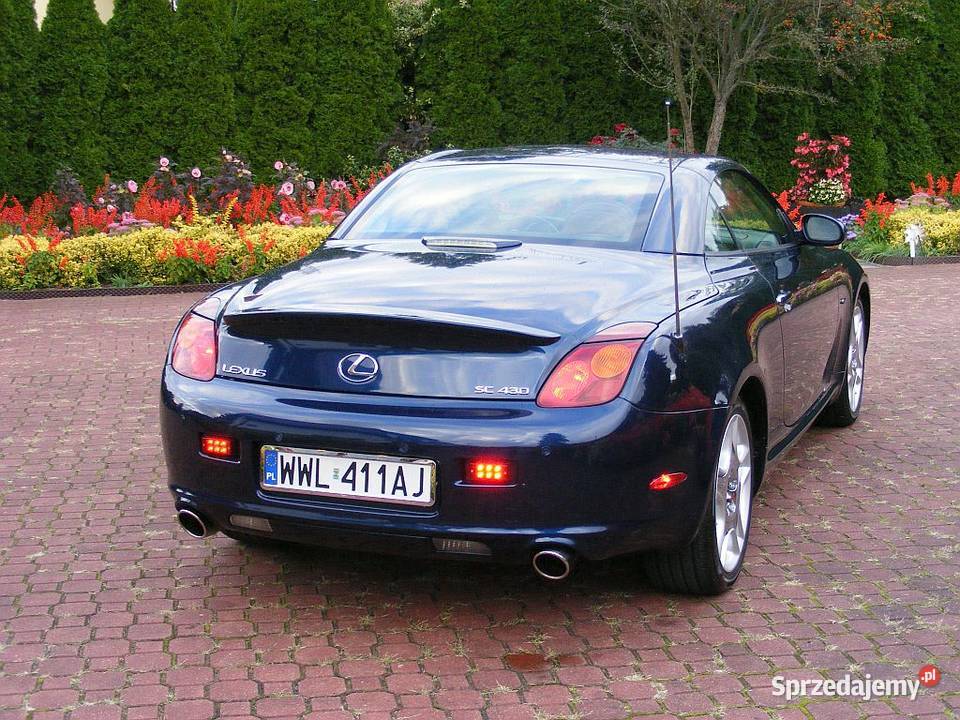 Lexus SC430prod 2004 V8 benzyna automat mazowieckie Radzymin