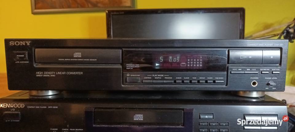Odtwarzacz CD Sony CDP 297 Kadzidło
