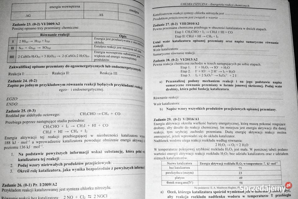 Chemia Zbiór zadań z odpowiedziami 20022017 D Chełm