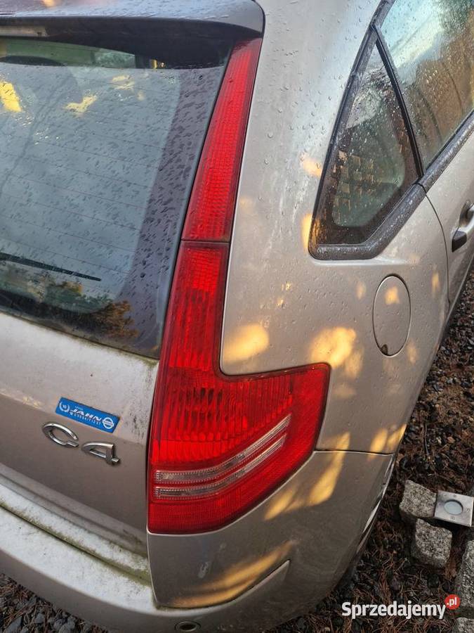 Maska zderzak błotnik lampa Citroen C4 wszystkie Lampy przednie
