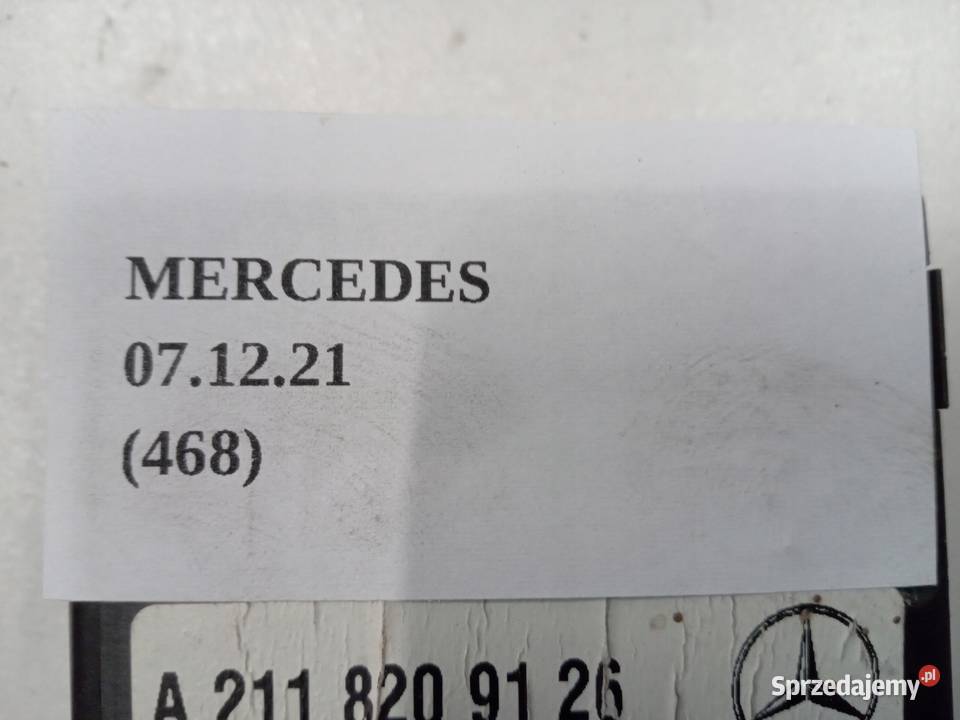 MODUŁ ALARMU MERCEDES C W203 CLK W209 S W220 Nowy Tomyśl