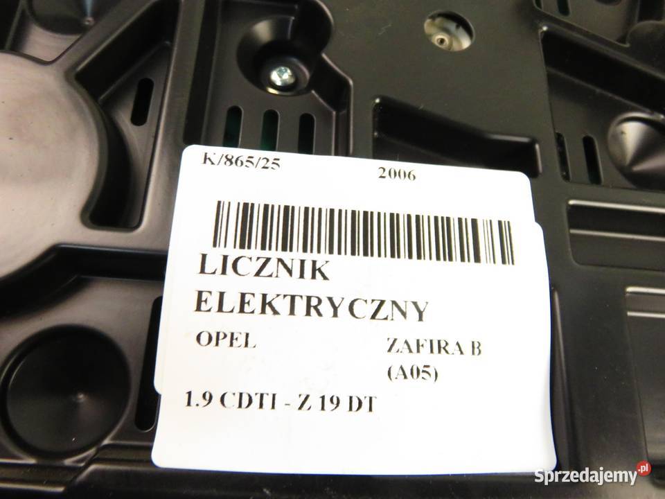 LICZNIK OPEL ZAFIRA B A05 19 CDTI 8V 120 Z 19 DT osobowe
