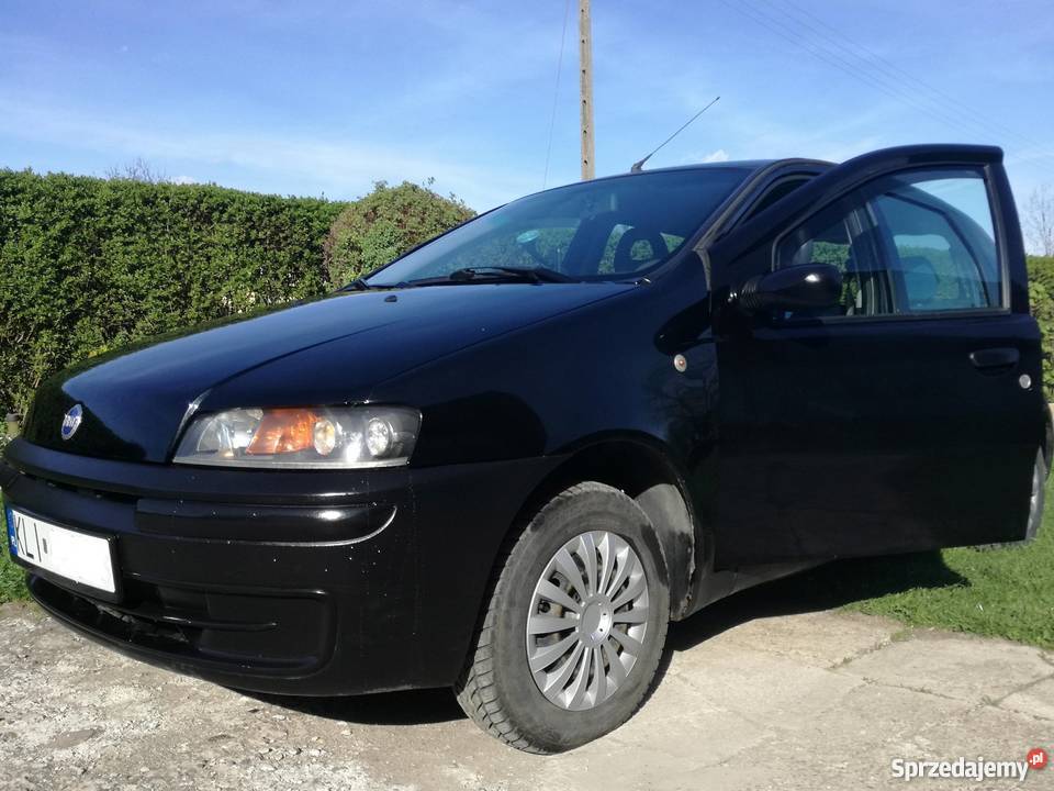 Fiat Punto II 12 czarny nieuszkodzony Limanowa sprzedam