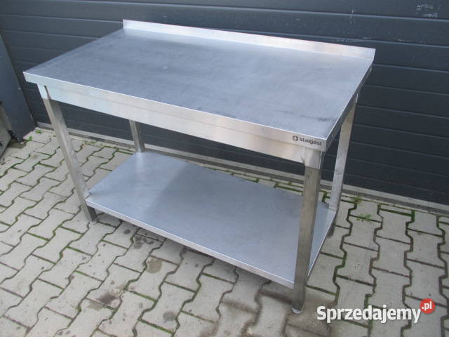 STÓŁ GASTRONOMICZNY PRZYŚCIENNY Z PÓŁKĄ 1206085 Ostrów Wielkopolski