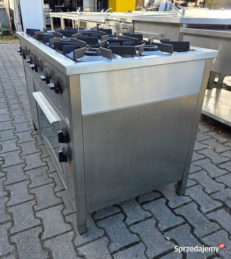 Kuchnia Gazowa 6 Pal Piekarnik Elekt EGAZ S458 N Nowe Skalmierzyce