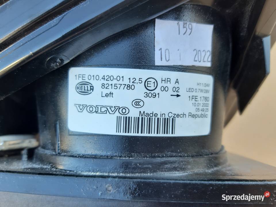 VOLVO FH4 HALOGEN DACHOWY LED GÓRNY PRAWY Pozostałe lubuskie Bieleń