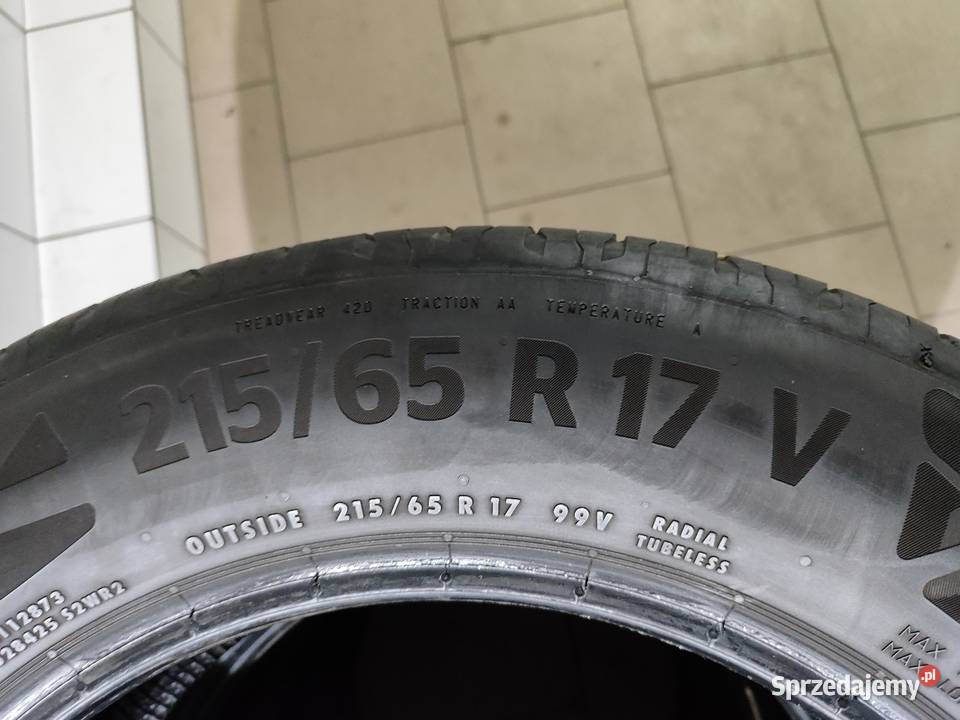 4 x 21565R17 99V opony Continental EcoContact 6 Grudziądz