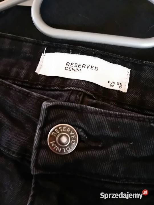 Czarne jeansy Reserved mazowieckie Warszawa