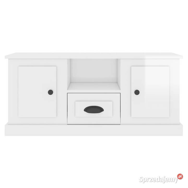 Szafka pod TV wysoki połysk biała 100x355x45 Warszawa