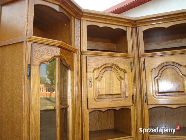 Meblościanka dębowa narożna Bezpłatny wielkopolskie Międzychód sprzedam