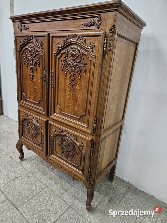 Ładna rzeźbiona francuska komoda Ludwikowska Komody Nowy Sącz