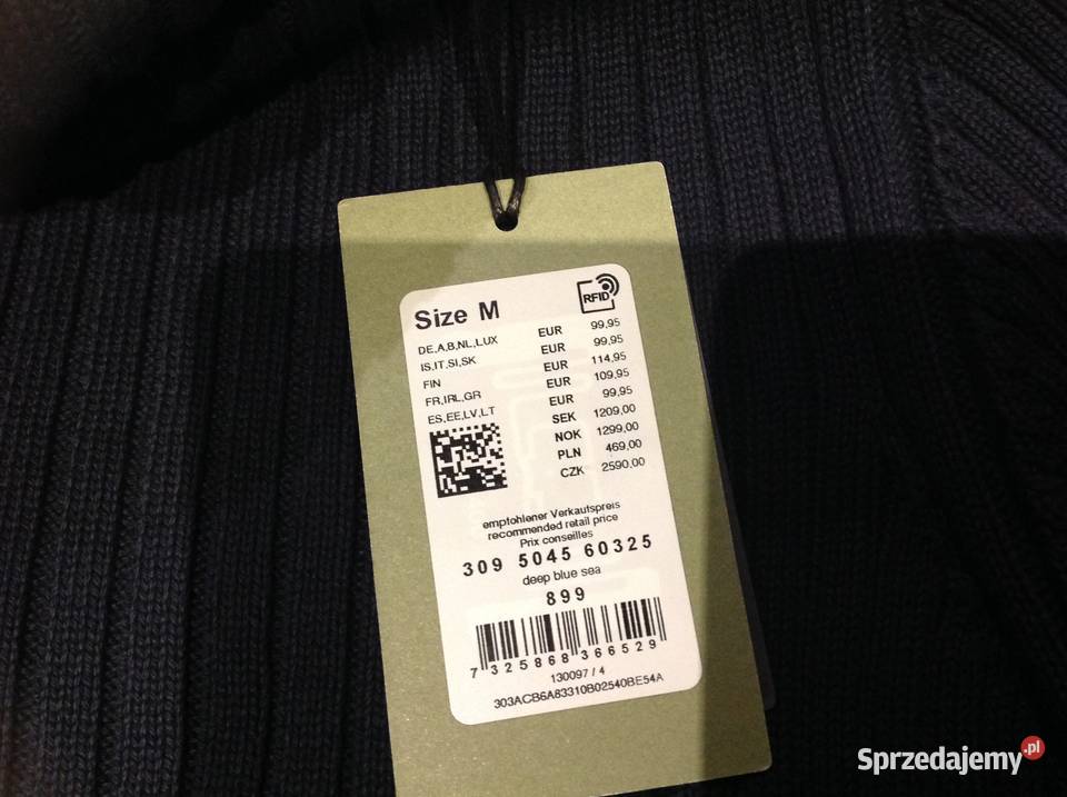 Sweter Golf Damski Marc O Polo M Granatowy NOWY Nowa Sól