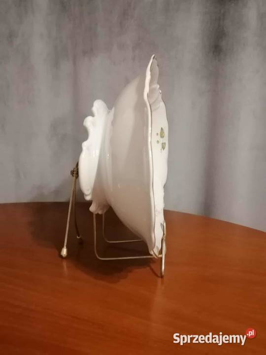 Duży Półmisek Owalny Róża Wałbrzych PRL dolnośląskie sprzedam