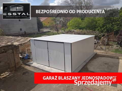 Garaż Blaszany BIAŁYGaraże BlaszaneNA Krotoszyn