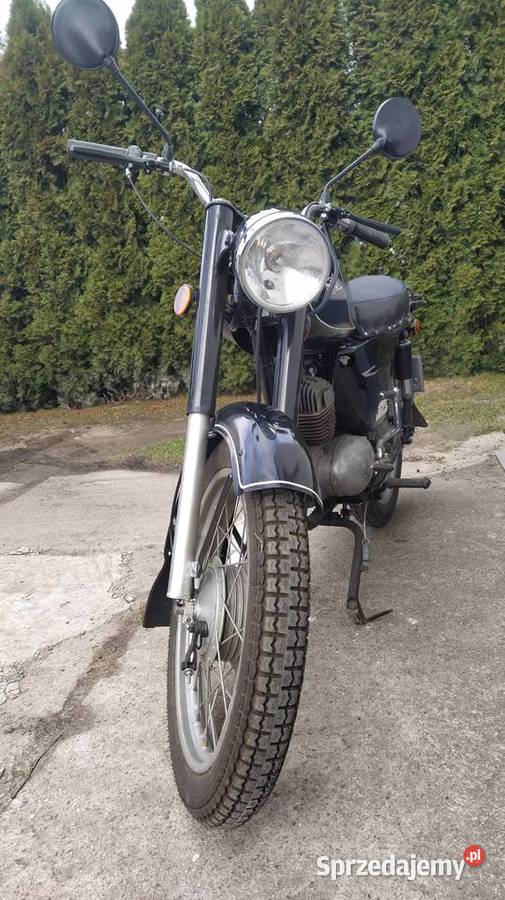 Wsk 125 zarejestrowana na białe tablice pomorskie Chojnice