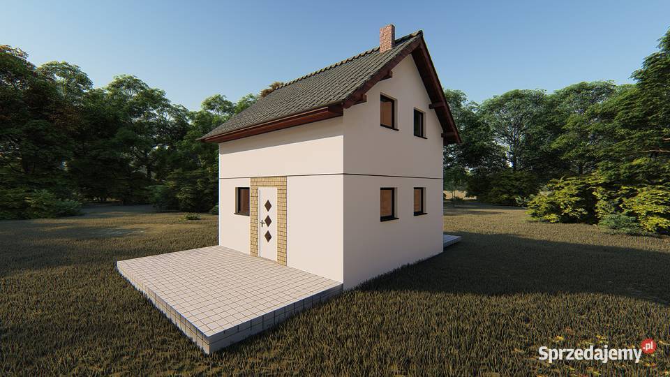 Projekt domu ZG111l na zgłoszenie bez pozwolenia Sosnowiec