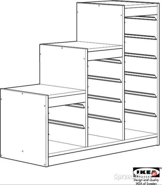 Regał Ikea Trofast z pojemnikami Wrocław