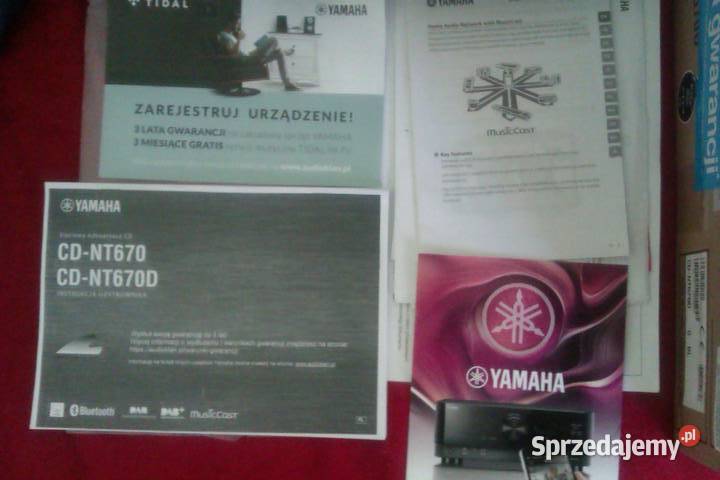 Nowa Yamaha CDNT670D MusicCast WiFi cd FM dab mazowieckie Warszawa