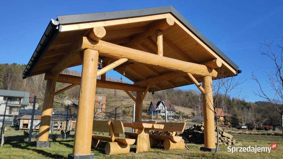 Altana z Bali okrągłych 35x4m Altany i wiaty małopolskie Miłkowa