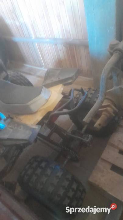 Quad bombarder 110cc z 2015r zdjęcia przed żółty sprzedam