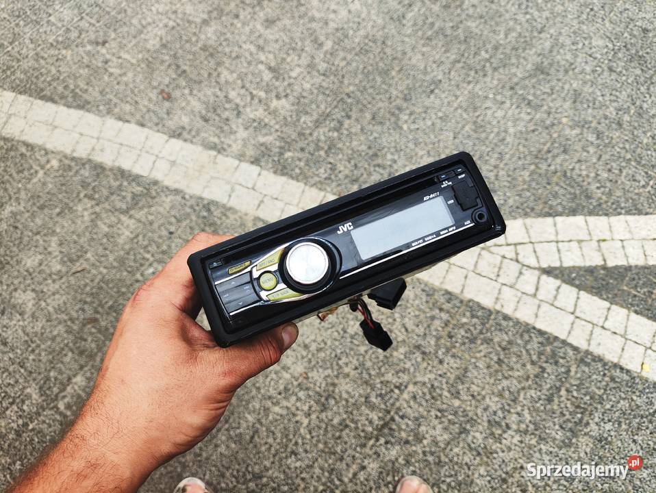 Radio samochodowe 1DIN JVC KDR411 CDMP3AUXUSB Niegowonice sprzedam