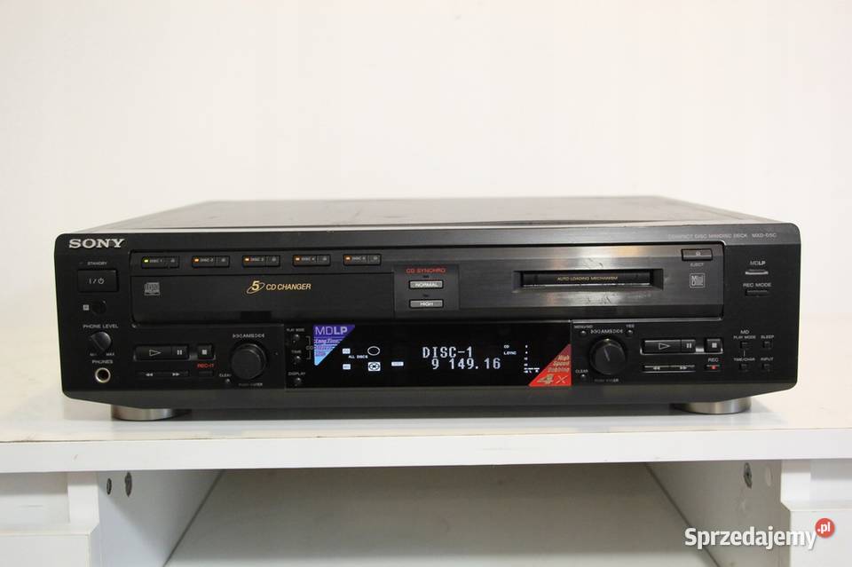 Sony MXDD5C Mini Dysk Combo Zmieniarka CD 1 w Odtwarzacze CD i MD Warszawa sprzedam