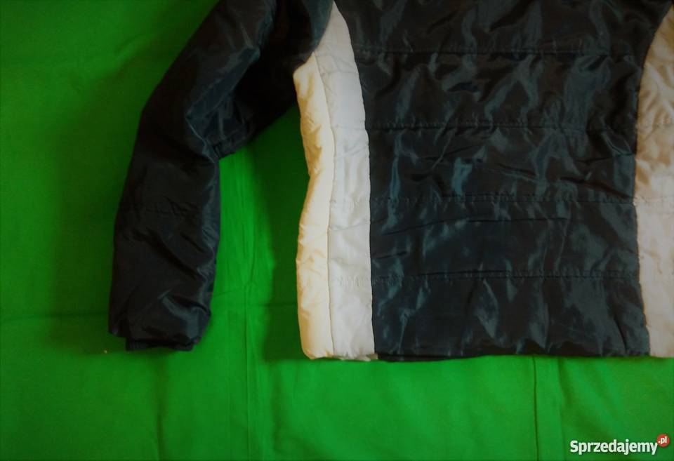 Granatowobiała kurtka amerykańskiej sportowej Wiosenna/Jesienna  Warszawa sprzedam