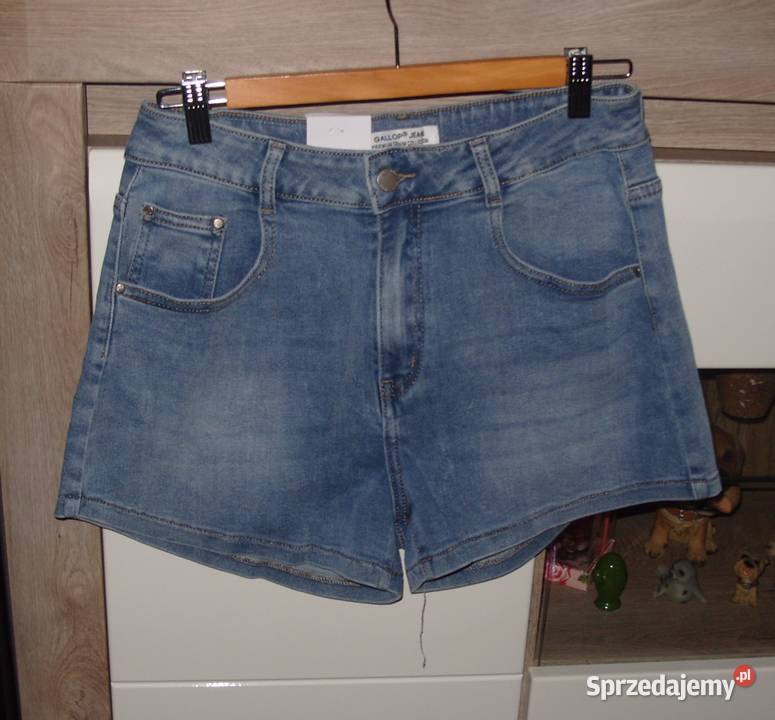 krótkie jeansowe spodenki szortyGALLOPr XL