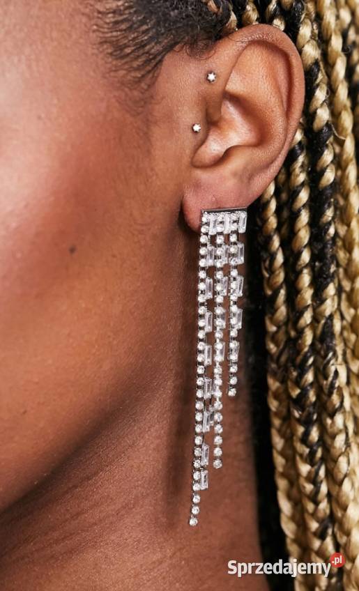 ASOS Długie Asymetryczne bogato zdobione Dodatki sprzedam