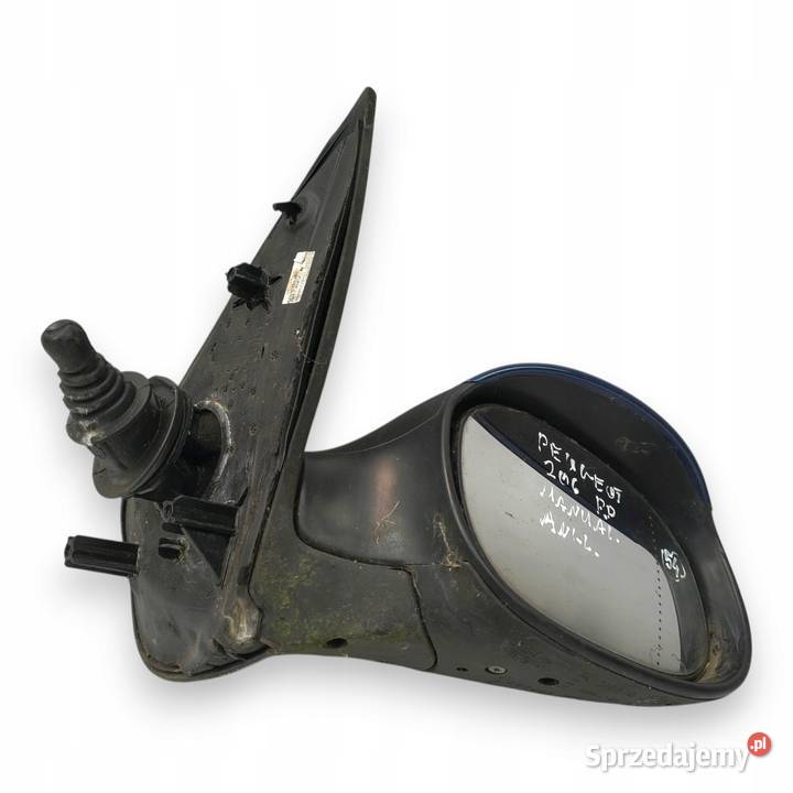 LUSTERKO PRAWE Peugeot 206 19982009 manualne Lusterka zewnętrzne lubelskie Chełm