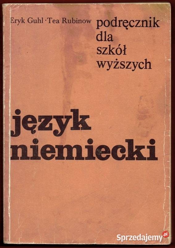Język niemiecki podręcznik szkół wyższych Eryk Książki do nauki języka obcego Świdnica sprzedam