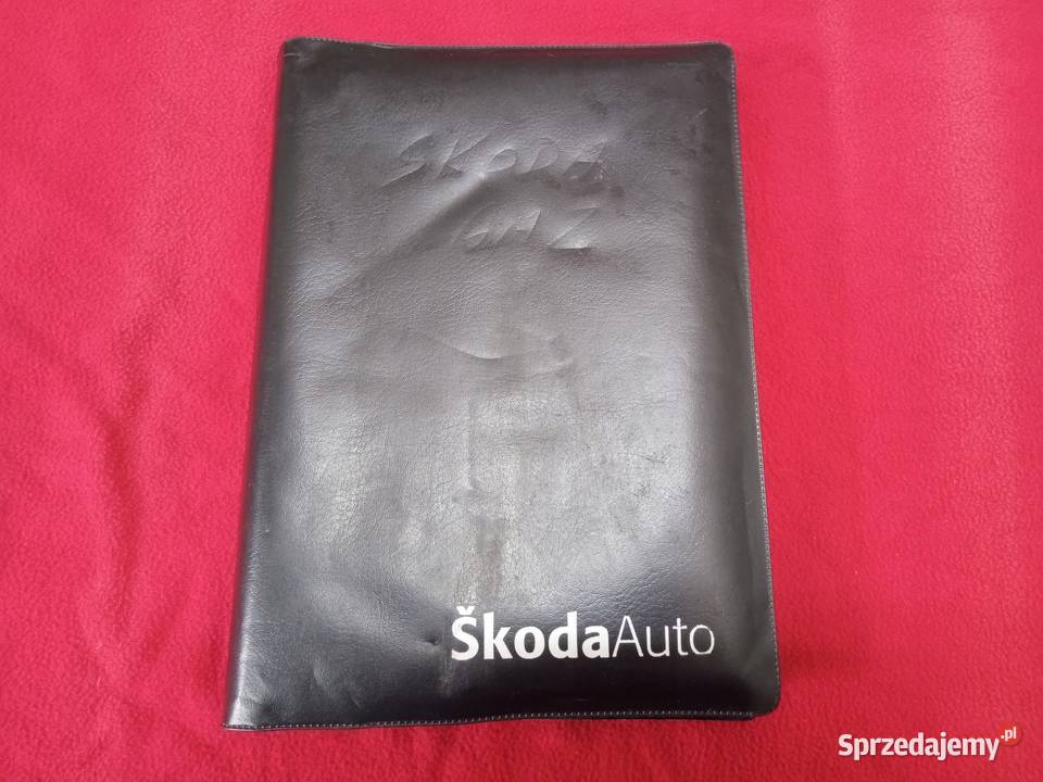 SKODA Etui Futerał Teczka na Instrukcja Książka motoryzacja, transport Łódź