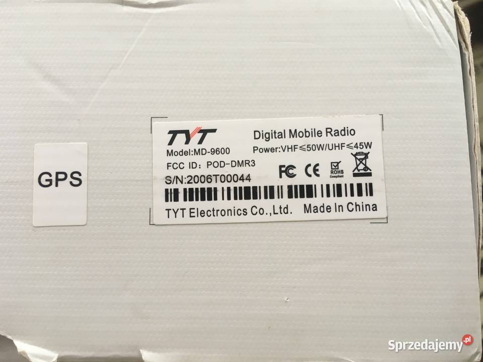 TYT MD9600 GPS Radiotelefon DMR i Analog Rewal sprzedam