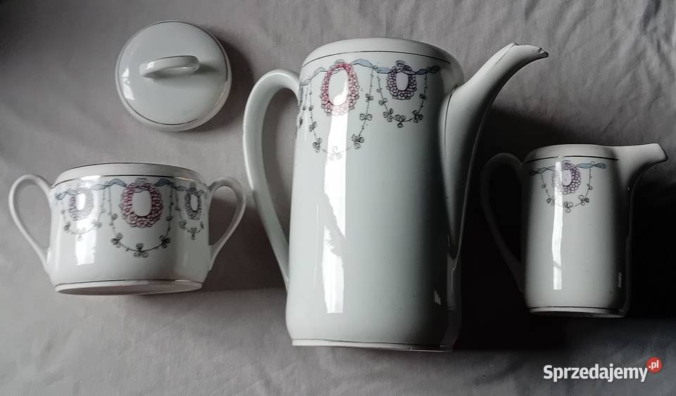 Secesyjny środek stołu porcelana śląska poczatek Koźminek sprzedam
