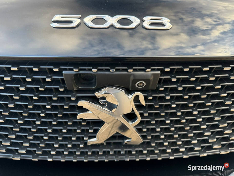 Peugeot 5008 GT kamery Skora Nawi FUL LED night kurtyny powietrzne Otmuchów