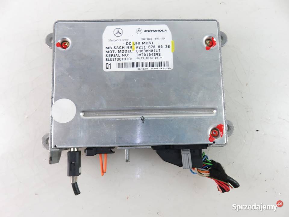 MODUŁ MERCEDES W211 A2118700026 osobowe Skrzynki bezpieczników