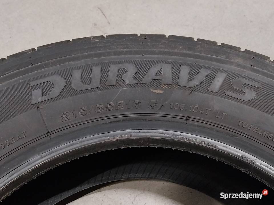 Opony letnie Bridgestone Duravis 21565R 16C R660 Czeladź